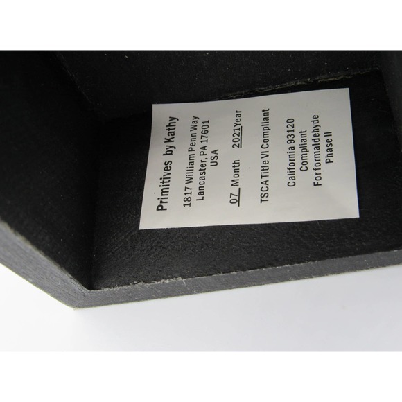 NEW w/ Tag Favorite Pain Primitives by Kathy Floral Trimmed Box Sign 4" by 3" - Picture 7 of 12